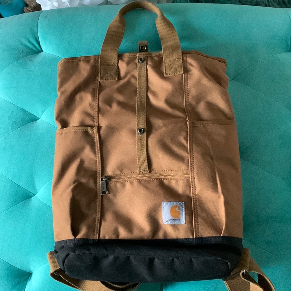 🤎🫶🏻Carhartt Brown Back Pack 🫶🏻🤎 Used Once 🤎🫶🏻 Excellent Condition🤎🫶🏻